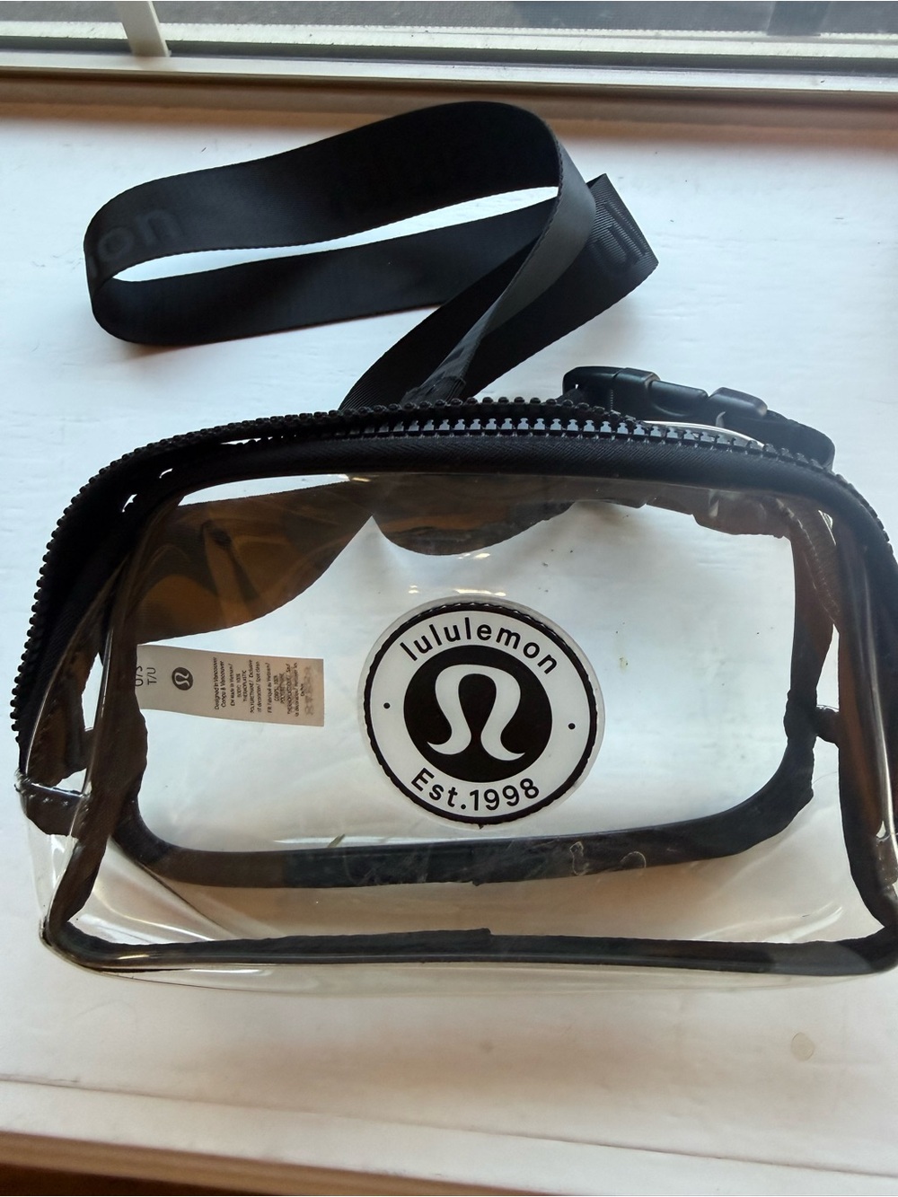 lululemon athletica Clear Crossbody with Black Trim